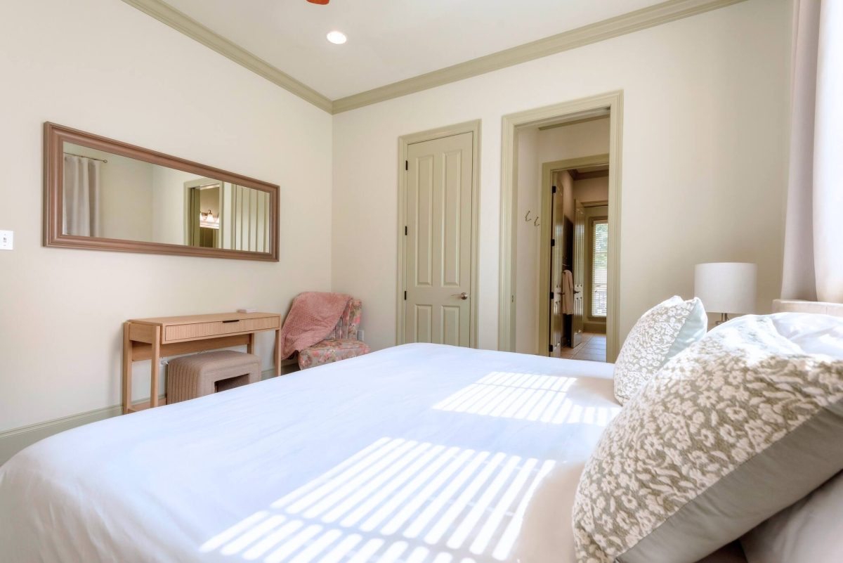 Furnished bedroom